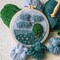 6 Pieces Embroidery Hoops 3 Inch to 10 Inch Cross Stitch Hoop Small Embroidery Hoop with 16 Pieces Needles for Embroidery